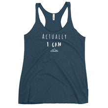 Load image into Gallery viewer, Actually I Can Women's Racerback Tank