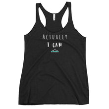 Load image into Gallery viewer, Actually I Can Women's Racerback Tank