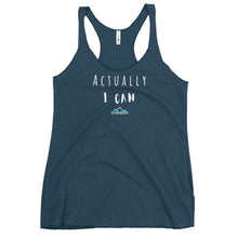 Load image into Gallery viewer, Actually I Can Women&#39;s Racerback Tank

